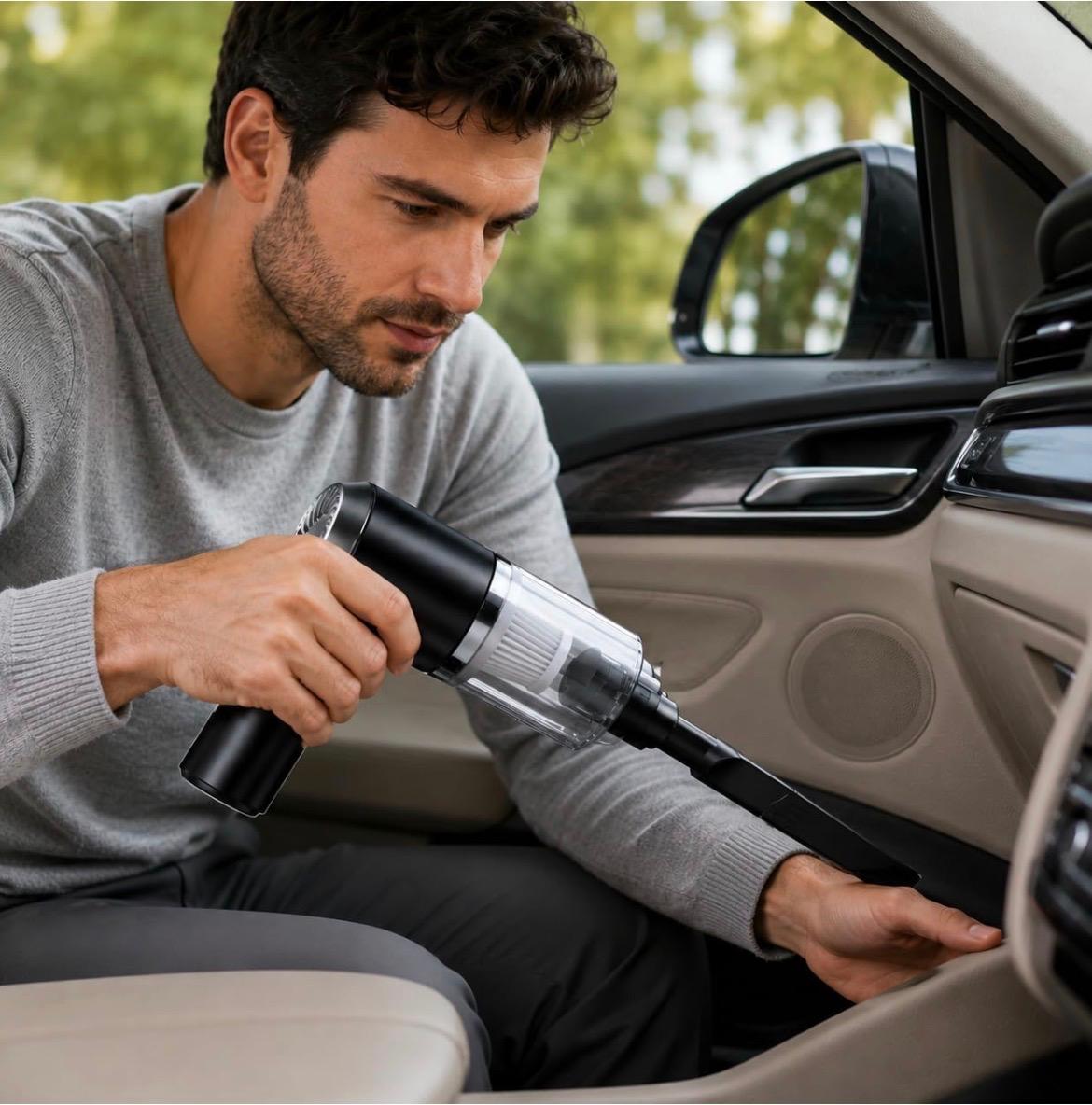 3 IN 1 Premium Wireless Cordless Car Vacuum Cleaner